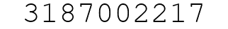 Number 3187002217.
