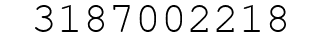 Number 3187002218.