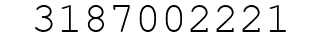 Number 3187002221.