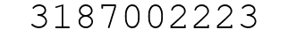 Number 3187002223.