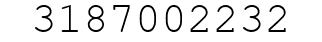 Number 3187002232.