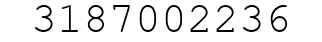 Number 3187002236.