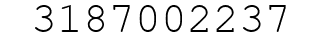 Number 3187002237.