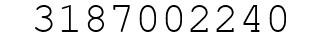 Number 3187002240.