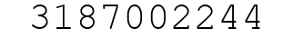 Number 3187002244.