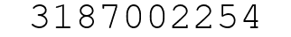 Number 3187002254.