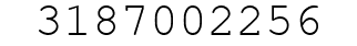 Number 3187002256.