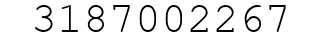Number 3187002267.