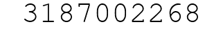 Number 3187002268.