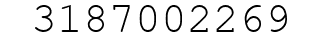 Number 3187002269.
