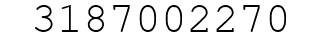 Number 3187002270.