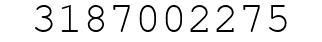 Number 3187002275.