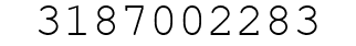 Number 3187002283.