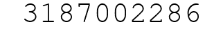 Number 3187002286.