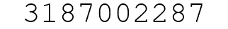 Number 3187002287.
