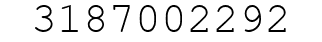 Number 3187002292.