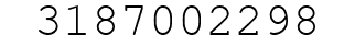 Number 3187002298.