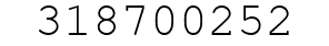 Number 318700252.