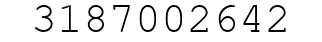 Number 3187002642.