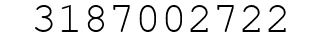 Number 3187002722.