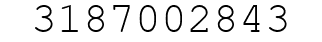Number 3187002843.