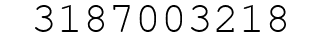 Number 3187003218.