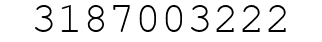 Number 3187003222.