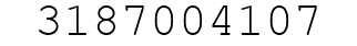 Number 3187004107.