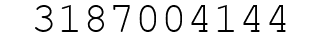 Number 3187004144.