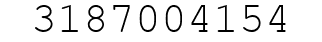 Number 3187004154.