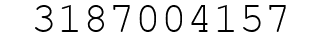 Number 3187004157.
