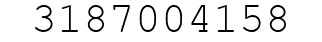 Number 3187004158.
