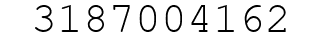 Number 3187004162.