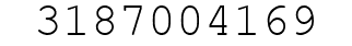 Number 3187004169.