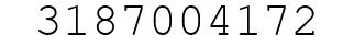 Number 3187004172.