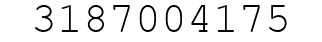 Number 3187004175.