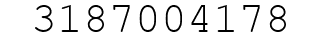 Number 3187004178.