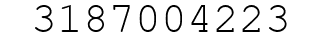 Number 3187004223.