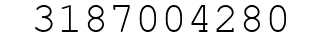 Number 3187004280.