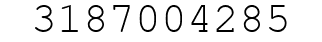 Number 3187004285.