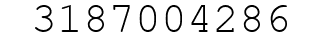 Number 3187004286.