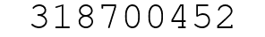 Number 318700452.