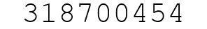 Number 318700454.