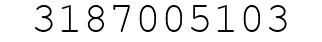 Number 3187005103.
