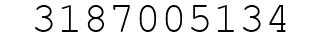 Number 3187005134.