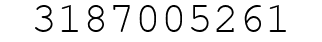 Number 3187005261.