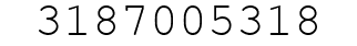 Number 3187005318.