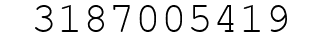 Number 3187005419.