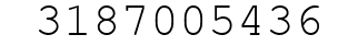 Number 3187005436.