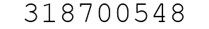 Number 318700548.